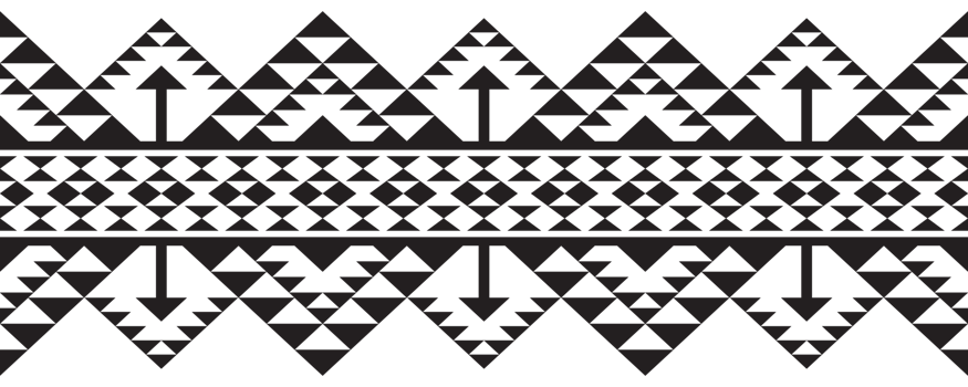 Modern Border Pattern with Ethnic Element. png