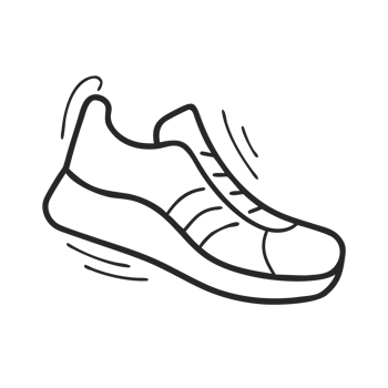Determined runner in gulf terrain outdoor setting dynamic motion athletic focus png