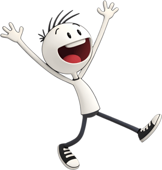 Amusing stick figure with funny pose and lighthearted character design. . png