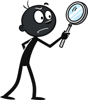 Dynamic stick figure clipart featuring a fun and humorous gesture. . png