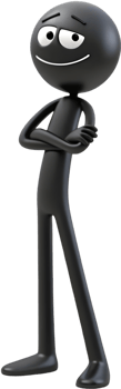 Creative stick figure illustration featuring a fun and playful pose. . png