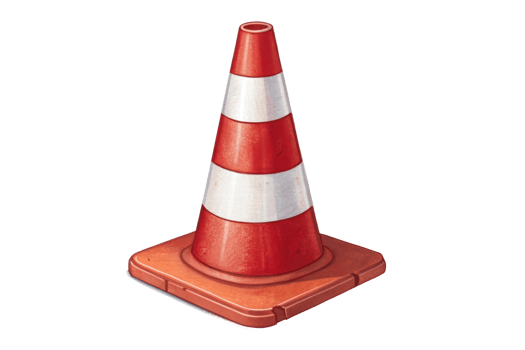 Cone set for traffic control png