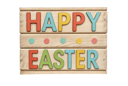 Celebrate Easter with colorful decorations png