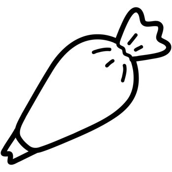 Pastry bag doodle png