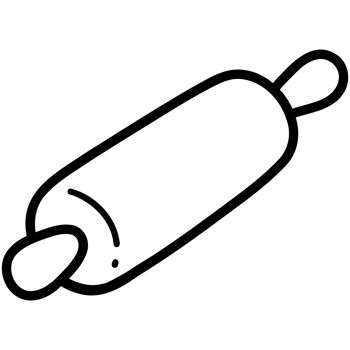 Rolling pin doodle png