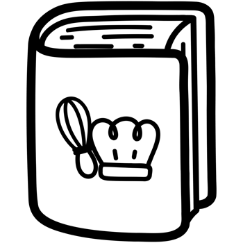 Food recipe book png