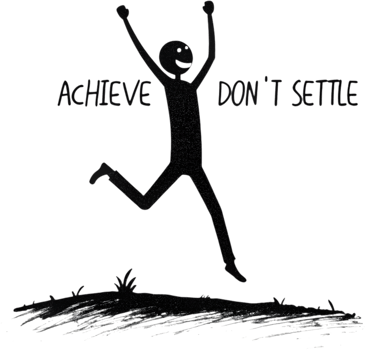 Bright and cheerful clipart with an educational motivational message for kids. . png