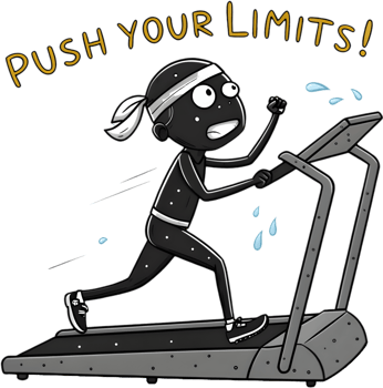 Uplifting and fun clipart featuring an educational motivational quote for kids. . png