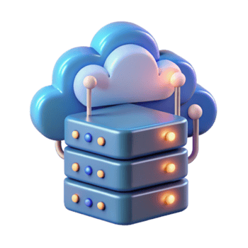 Illustration Cloud Server Network Data Storage png