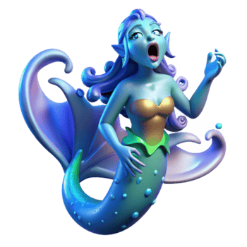 Enchanted Mermaid Render Singing Undersea Fantasy Art png