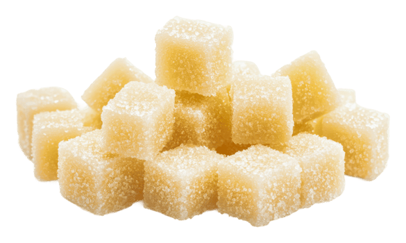 Sugar cubes stacked neatly in a group png