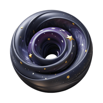 Render of a Night Sky Swirl Sphere png
