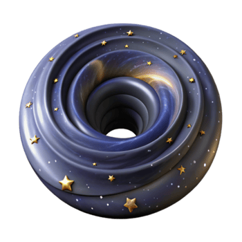 Cosmic Swirl Render Abstract Galaxy Background with Stars and Nebula png