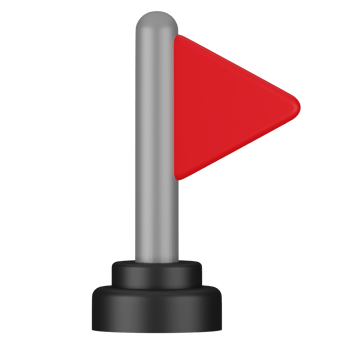3d location pin flag icon png