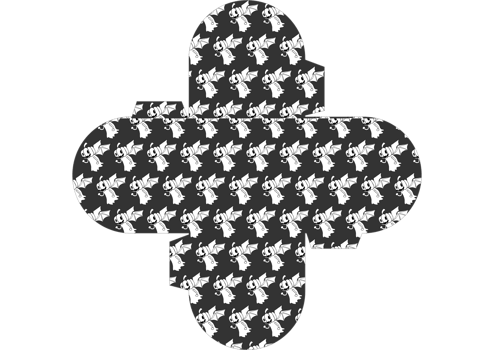 Enchanting Pumpkin Witch Pattern for Halloween Box png