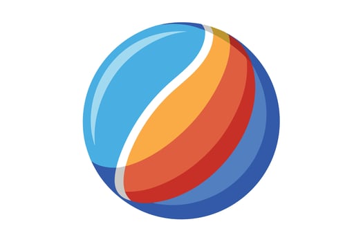 Vibrant Multicolored Marble Illustration vector
