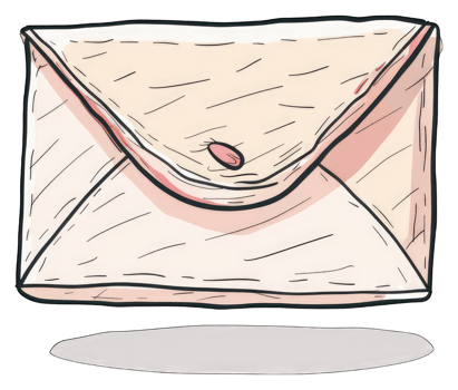 A Simple Illustration Of A Closed Envelope png