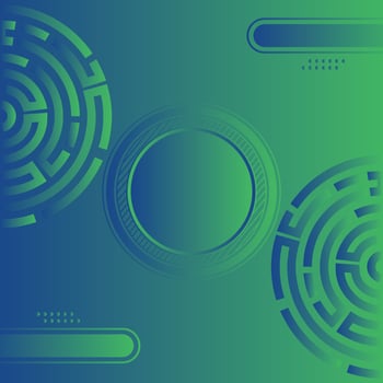 Abstract dark green technology geometric background. Modern futuristic background vector