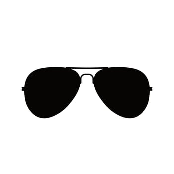 Sunglasses Shades Glasses Icon illustration silhouette vector