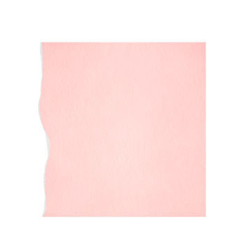 A soft pink ripped piece of paper on a Transparent background png