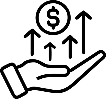 Stock in outline icon style, Investment theme. png