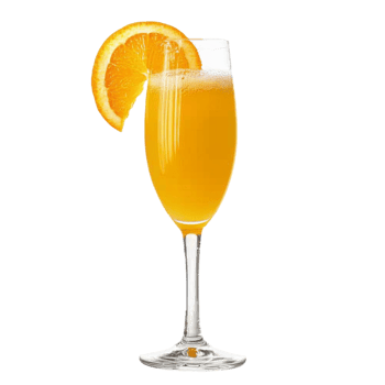 Orange juice in a glass with a slice of citrus bringing a fresh and zesty flavor to brighten up the morning png
