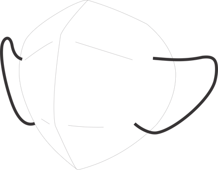 KN mask good protection png