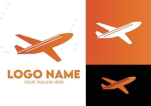 Travel company luxury logo design, modern minimalist travel and tour agencies logo desig vector