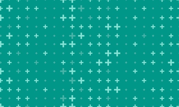 Medical cross seamless pattern. Geometric mathematical pattern. vector