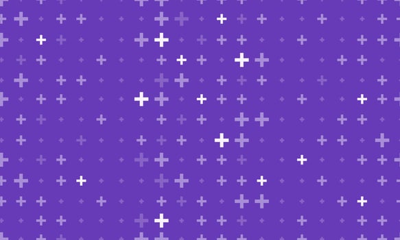 Medical cross seamless pattern. Plus background. Geometric mathematical pattern. vector
