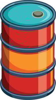 Rustic Oil Barrel Available on EPS File vector