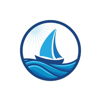 Sailing into the Horizon vector