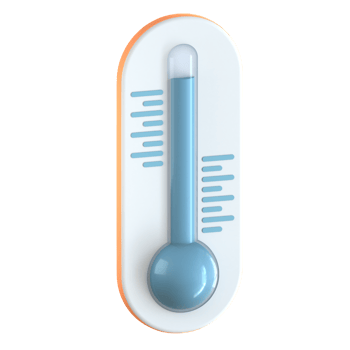 A thermometer is shown on a black background png