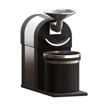 A coffee grinder with a black can png