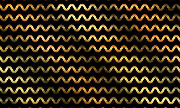 luxury gold line wave abstract horizontal stripes design wallpaper background. wavy pattern lines. vector