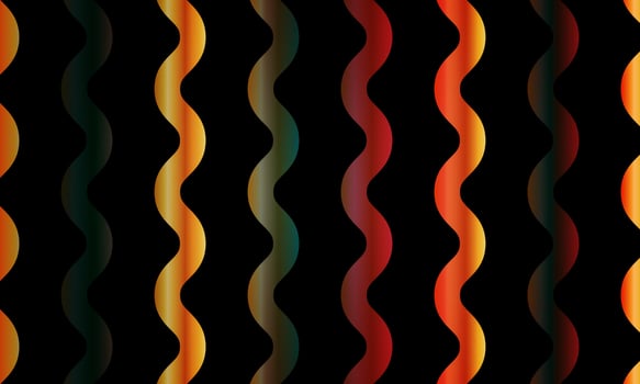 colorful line wave abstract vertical stripes design wallpaper black background. soft color lines pattern. vector