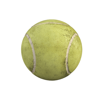 a tennis ball on a transparent background png