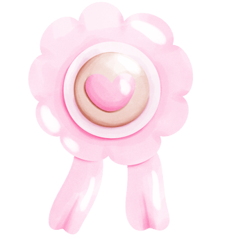 Pink Heart Award png