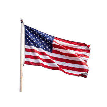 A majestic view of the American flag waving proudly in the wind a symbol of freedom and patriotism png