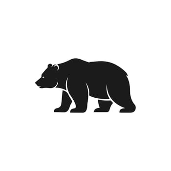 Bold Bear Silhouette vector
