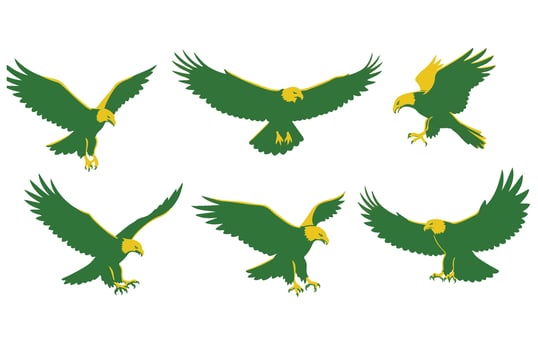 Majestic Eagle in the Wilderness vector