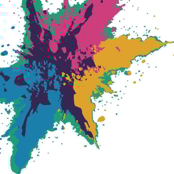 Holi festival happy India carnival of colors. vector