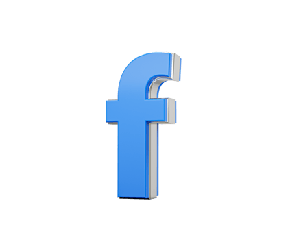 Blue Small Letter f Alphabet f Gleams With Its Sleek Modern Design With Sharp Edges 3D Illustration png