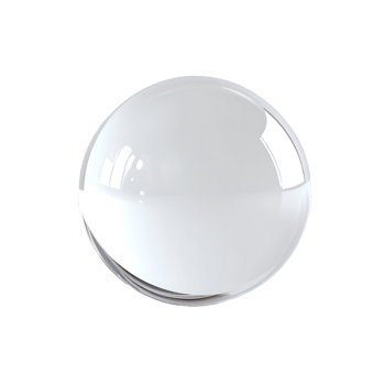 A clear and glossy bubble reflecting light against a black background. png