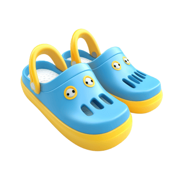 Colorful children's shoes perfect for fun and playful summer activities. png