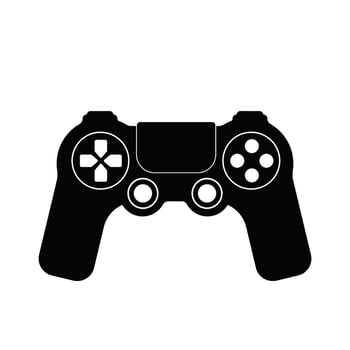 Games Controller Joypad for Gaming Illustration Icon Silhouette Symbol Sign vector