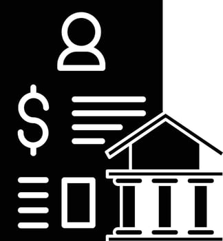 Bank Account Detailed Illustration Icon vector