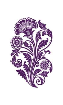 Premium Floral pattern design vector