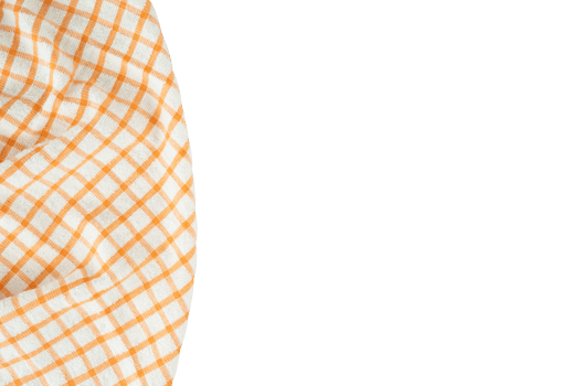 orange checkered washcloth for copy space background png