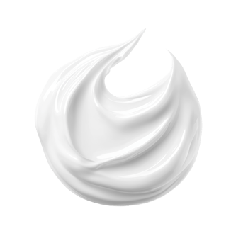 White Creamy Substance Swirled Smoothly Isolated png